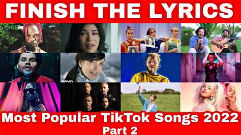 finish the tiktok lyrics quiz